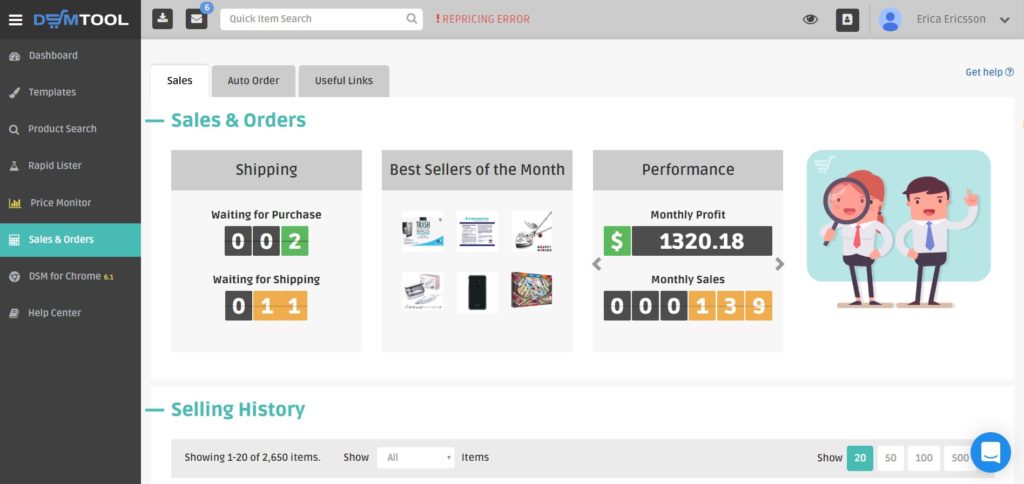 dsm tool software for dropshipping