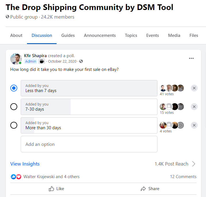 dropshipping community